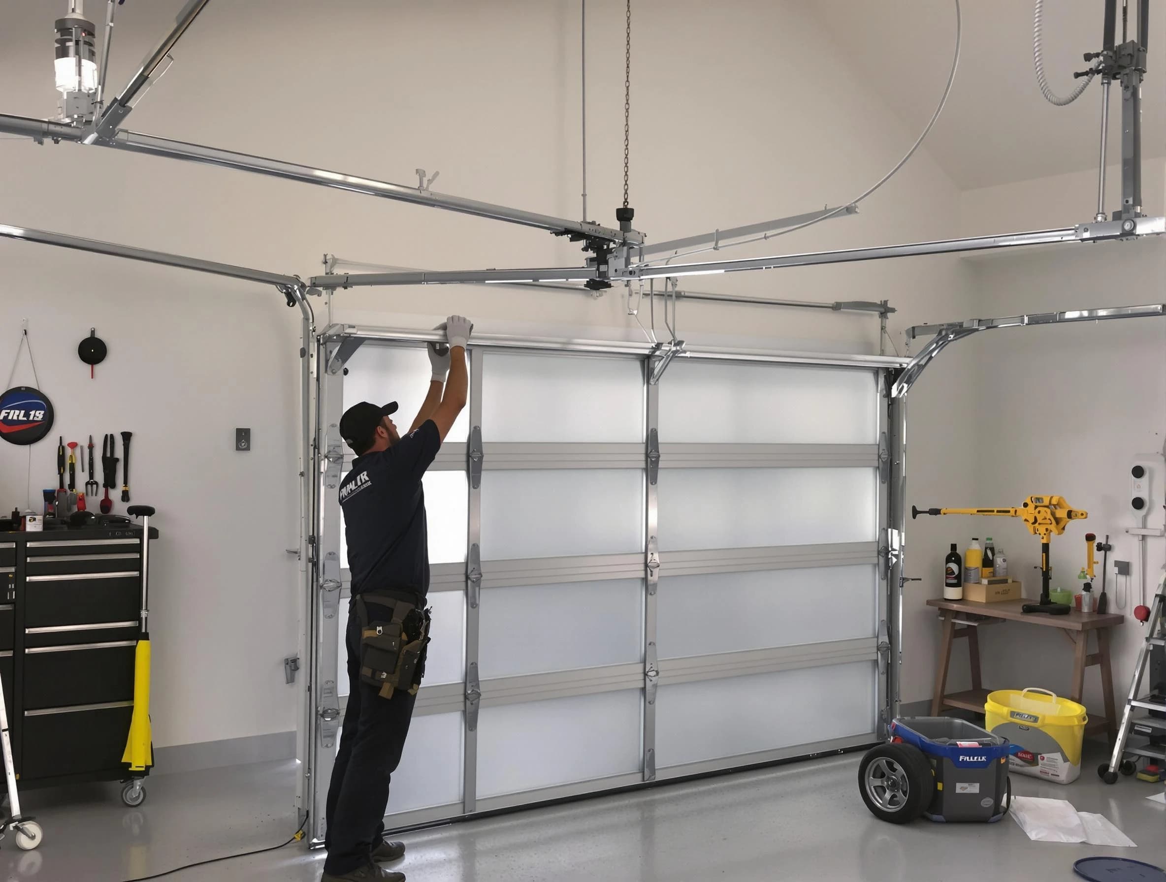 Tuscaloosa Garage Door Repair certified team performing precision garage door installation in Tuscaloosa