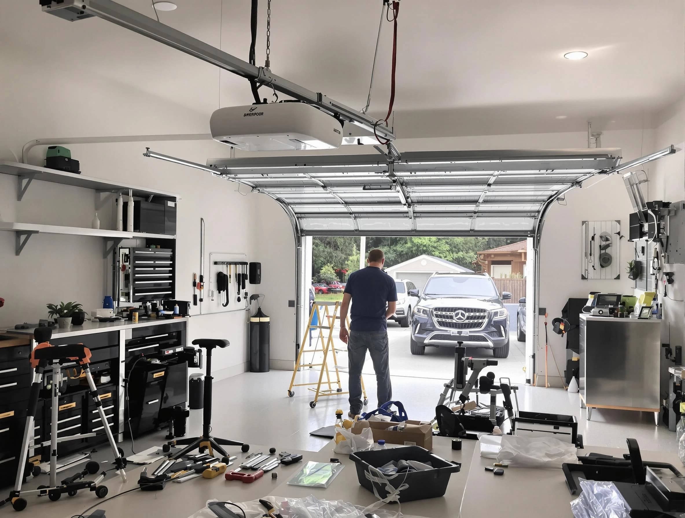 Garage door opener installation by Tuscaloosa Garage Door Repair in Tuscaloosa