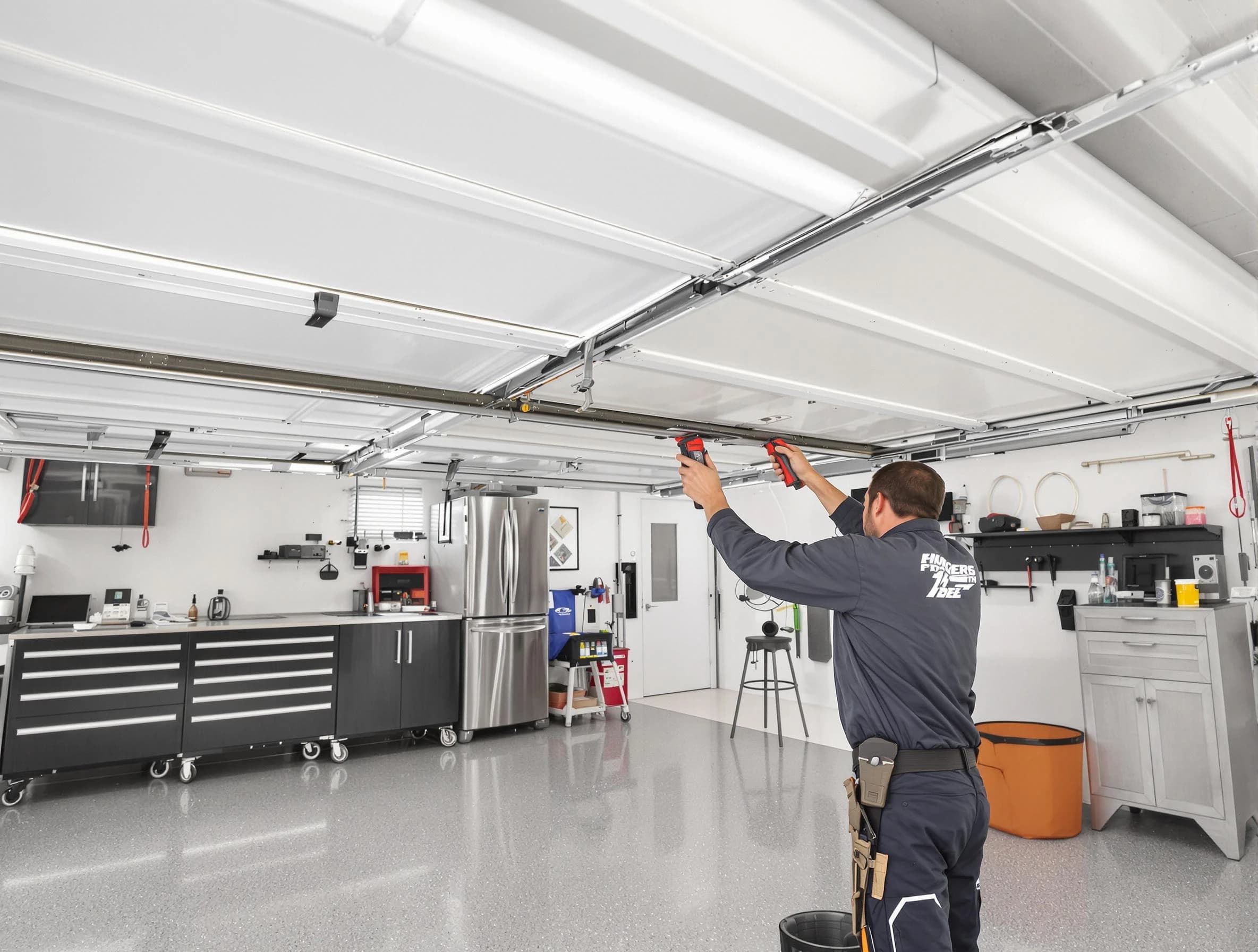 Overhead garage door repair service by Tuscaloosa Garage Door Repair in Tuscaloosa